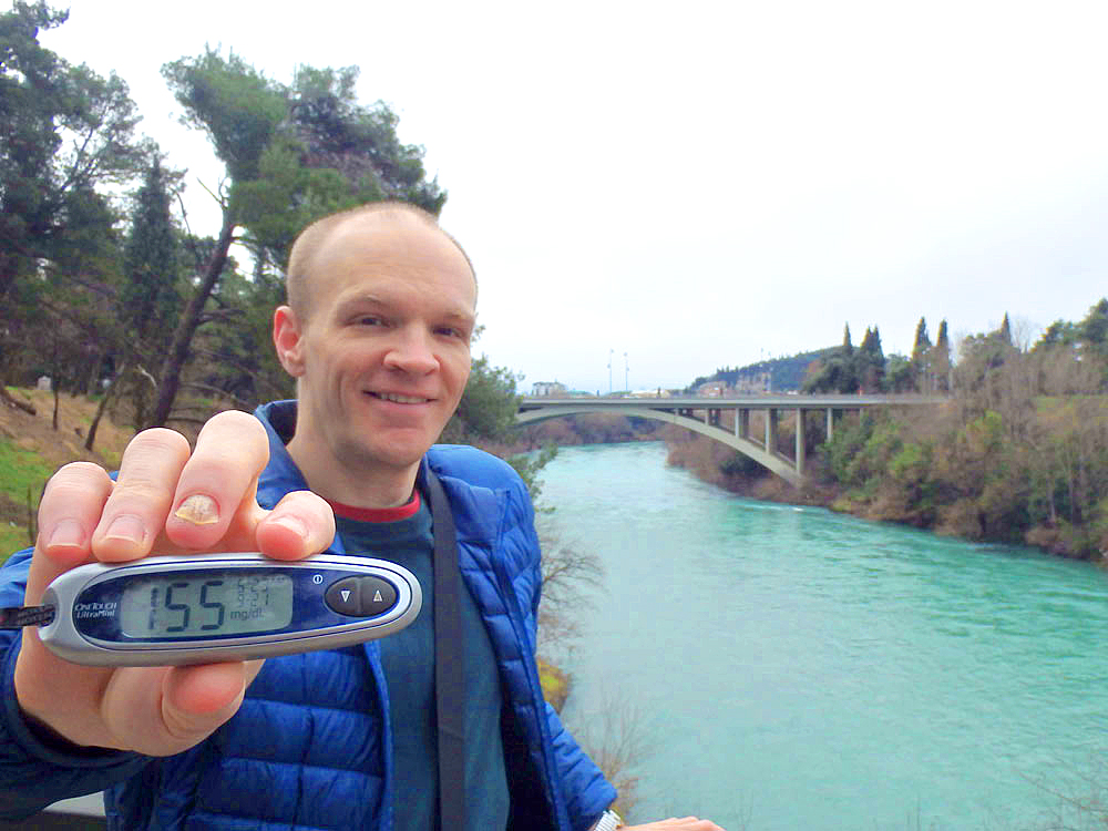 #bgnow 155 on a bridge over the Ribnica River