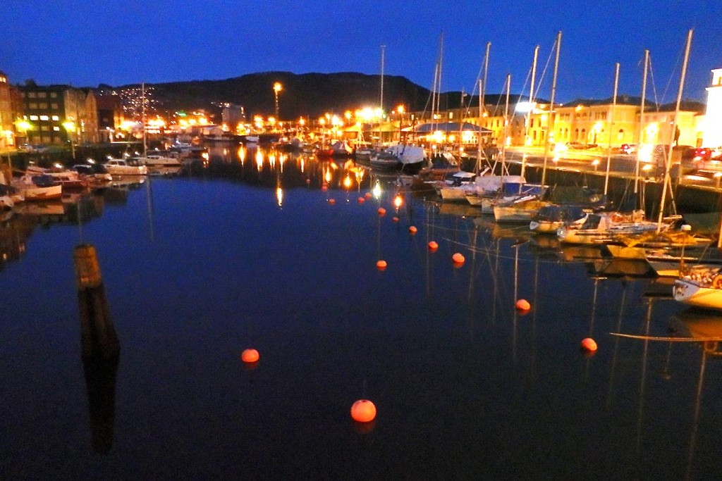 Trondheim at dawn.