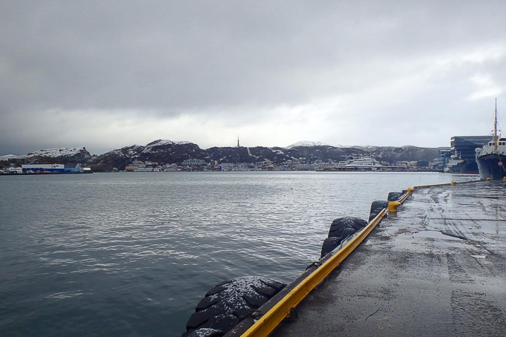 harbor-and-snow-in-bodo-norway