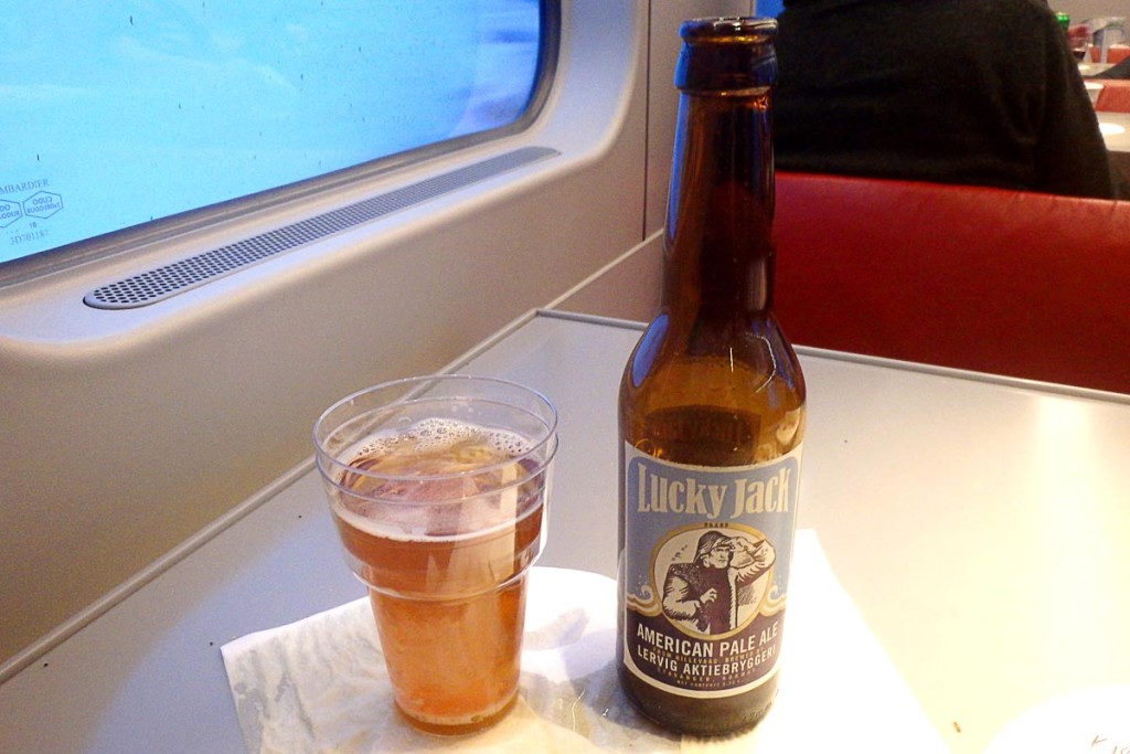 lucky-jack-beer-on-norwegian-train