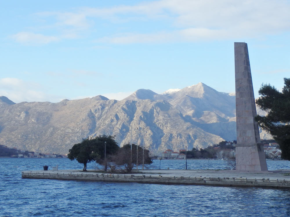 Monument in Bay of Kotor