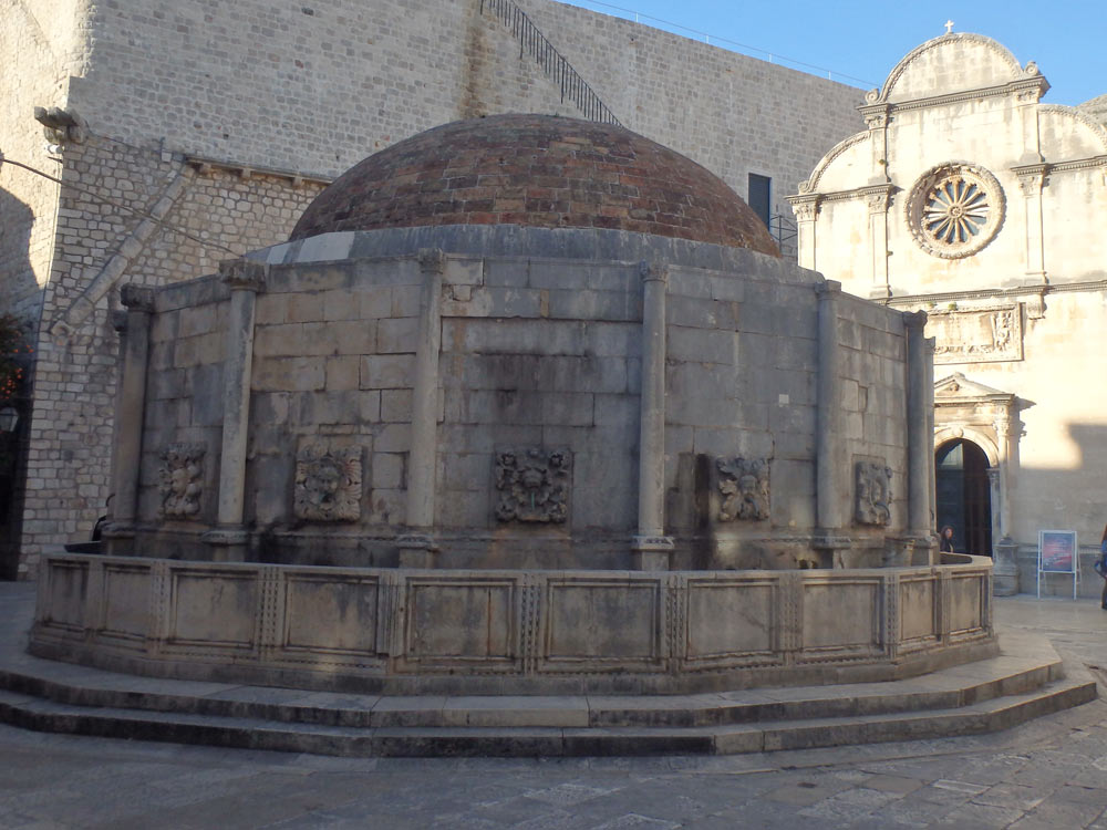Onofrio's Fountain in Dubrovnik