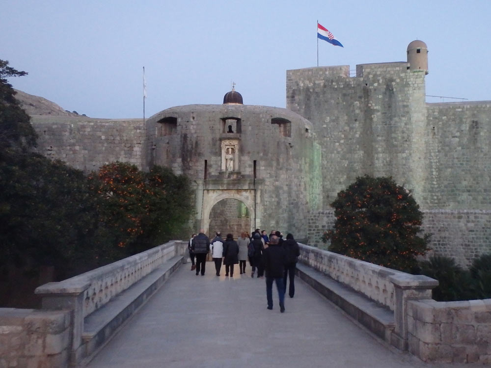 Pile ("pee-leh") Gate in Dubrovnik Old Town