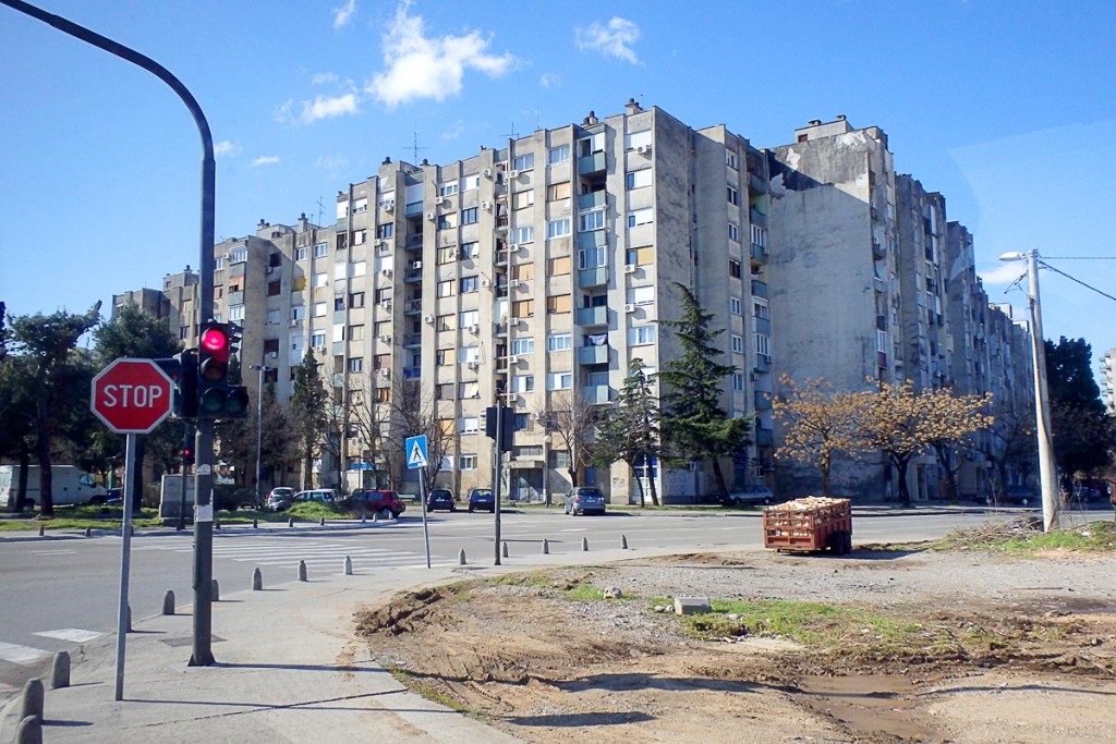 Arrestingly ugly building in Podgorica.