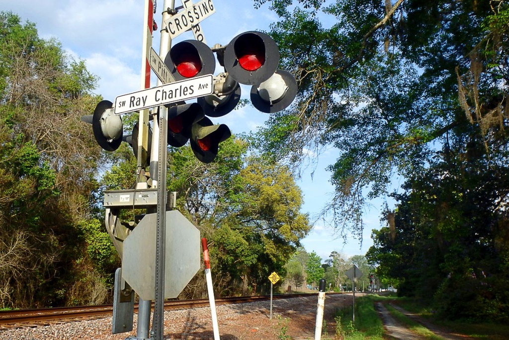 ray-charles-avenue-sign-at-railroad-tracks-greenville