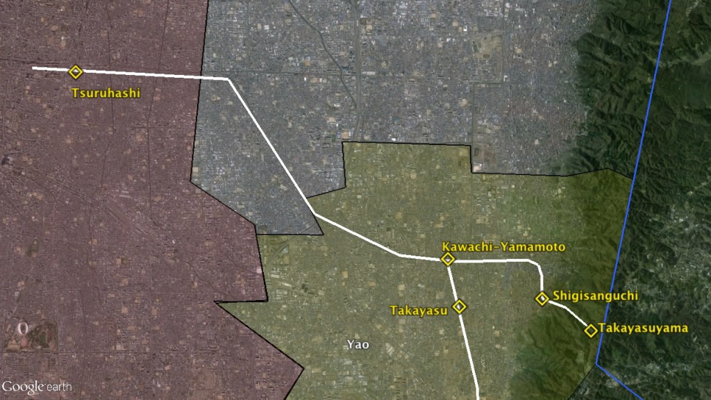 Osaka-Yao-Shigisanguchi-Takayasuyama-map