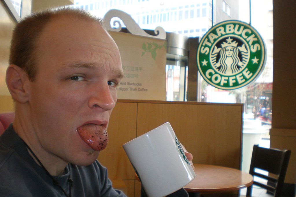 Final Starbucks on the morning we left Xi'an. Yecch.