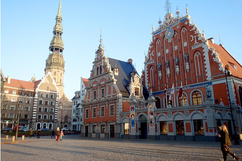 Hall of the Blackheads in Old Town Rīga.