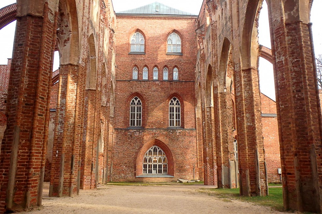 Underneath the ruins of mighty Tartu Cathedral.