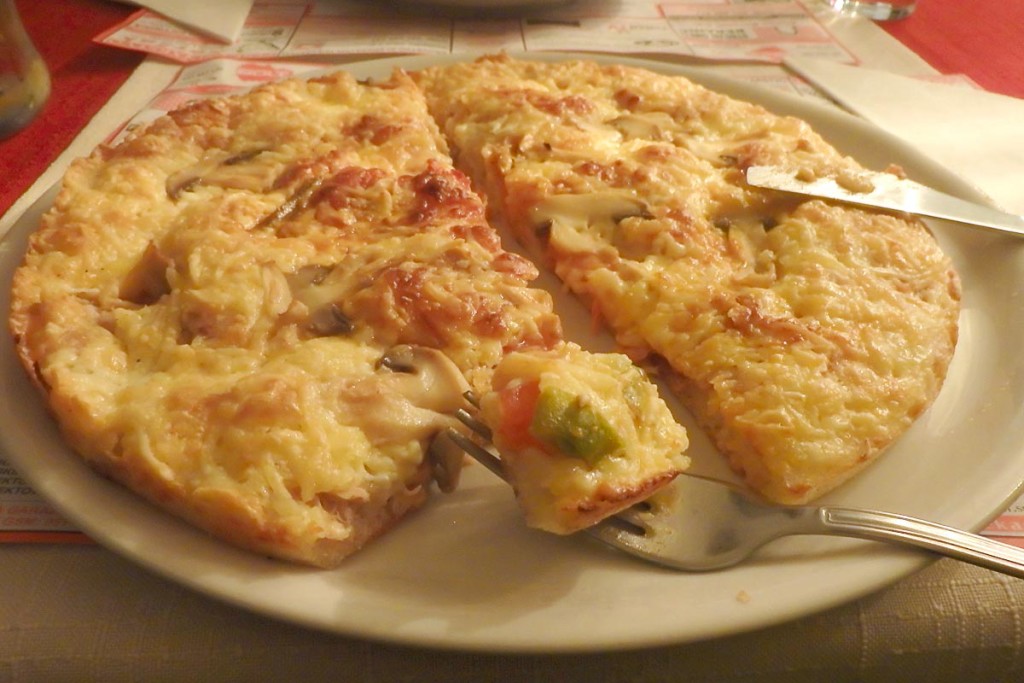Slovenian pizza.