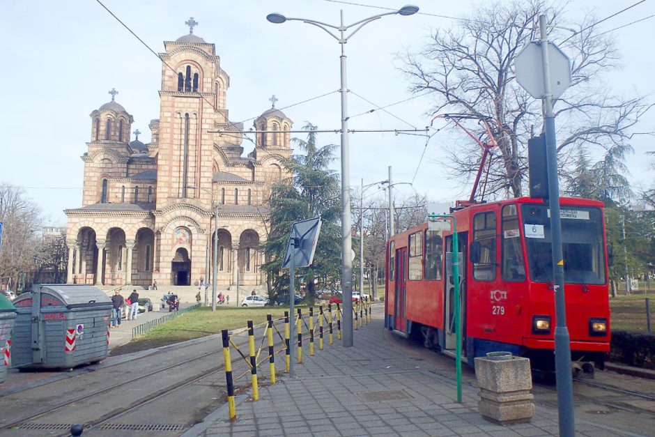 church-streetcar-belgrade-serbia