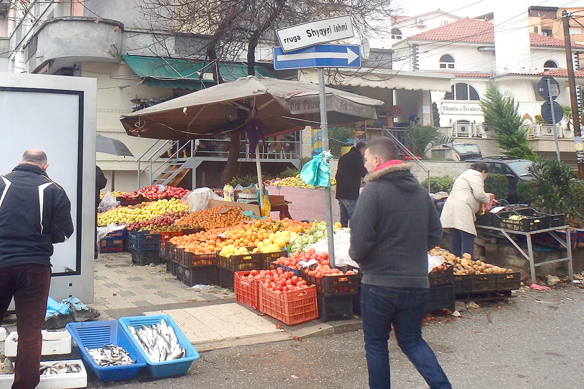 fruit-fish-street-stall-tirana-albania