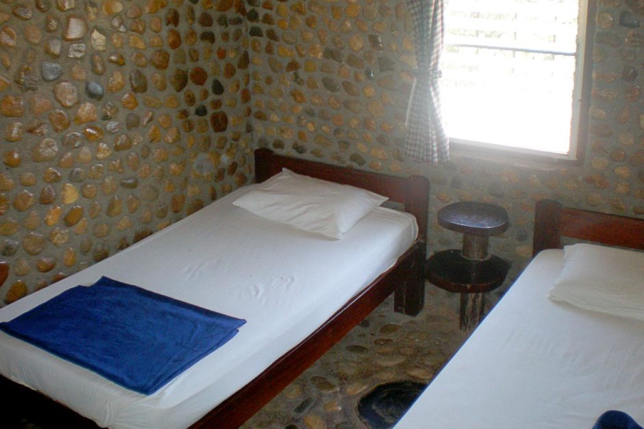 My room at P Guesthouse. Lizard droppings and bedbugs gave it some, uh, local color.