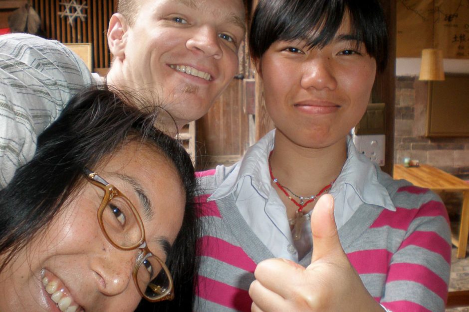 Masayo and I with one of the hotel owners.