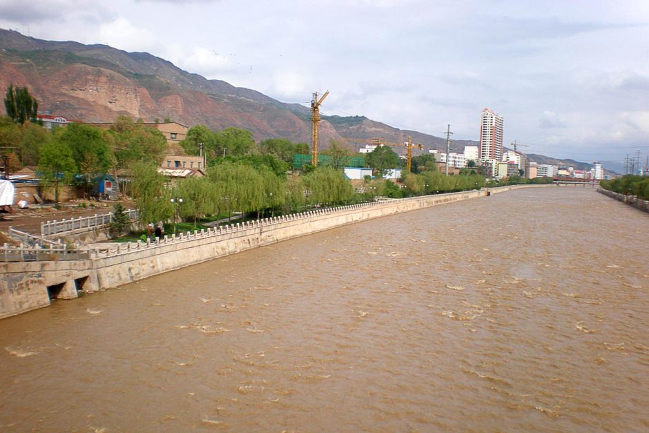 Huangshui River in Xining.