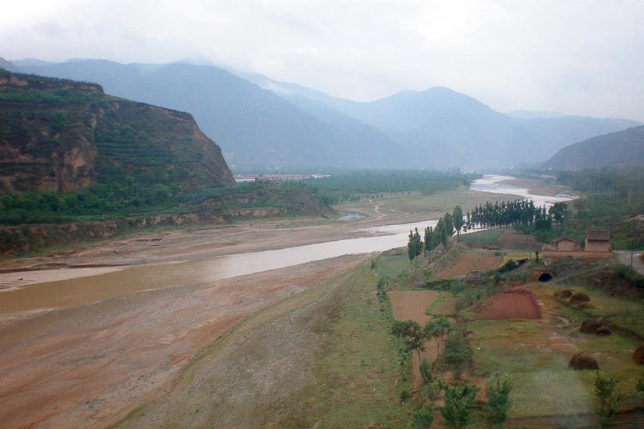 Wild and arresting scenery on the way to Xining.