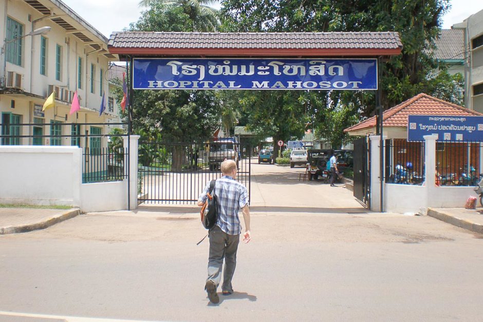 Seeking insulin at a hospital in Vientiane, Laos.