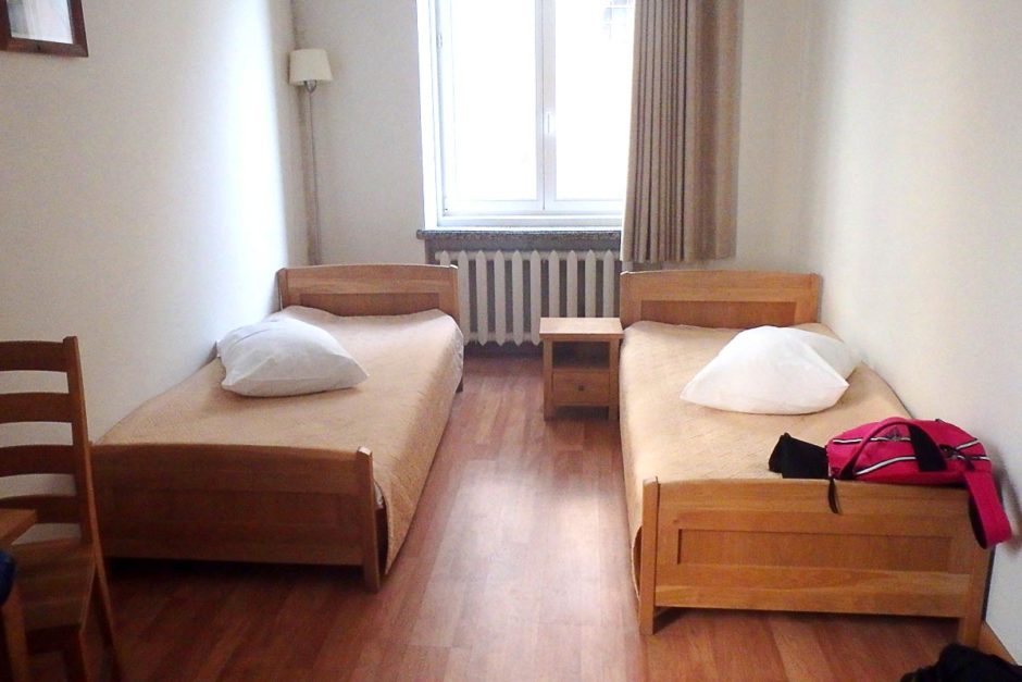 Our room in Kauno Arkivyskupijos.