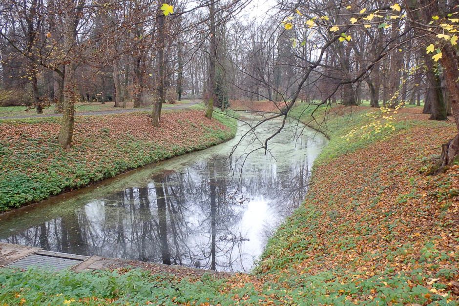 canal-archbishop-kromeriz-gardens-leaves