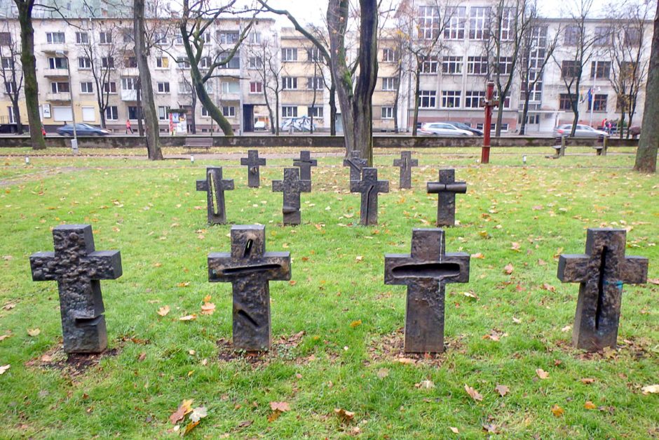 crosses-in-park-kaunas-lithuania