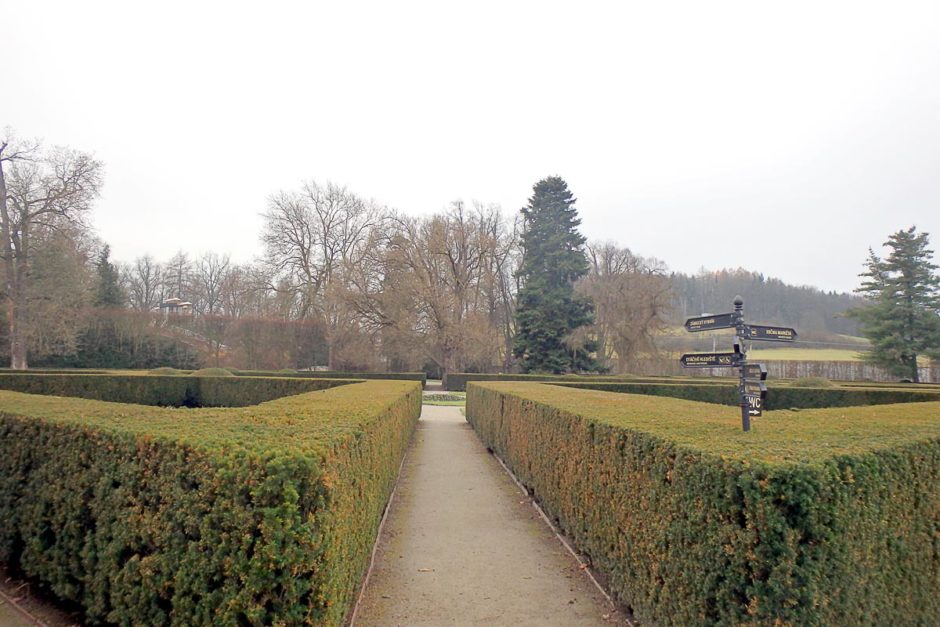 hedges-in-cesky-krumlov-castle-gardens