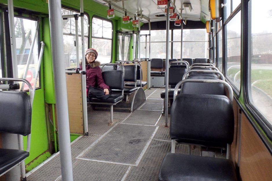 masayo-alone-on-kaunas-trolleybus-lithuania