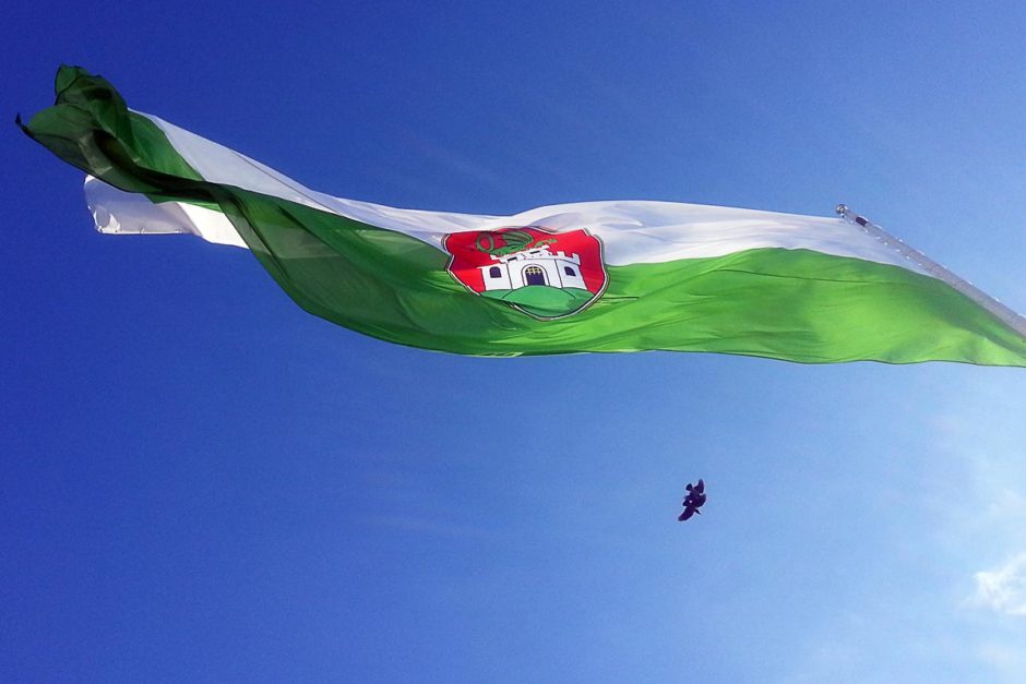 ljubljana-flag-birds-blue-sky-sunny