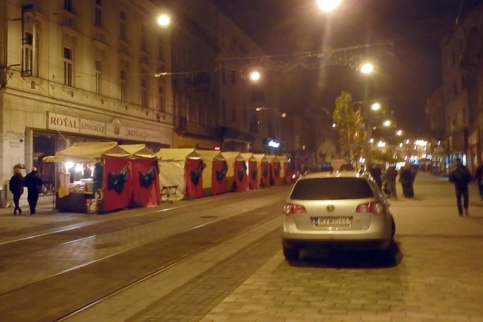 Our friendly first glimpse of Miskolc.