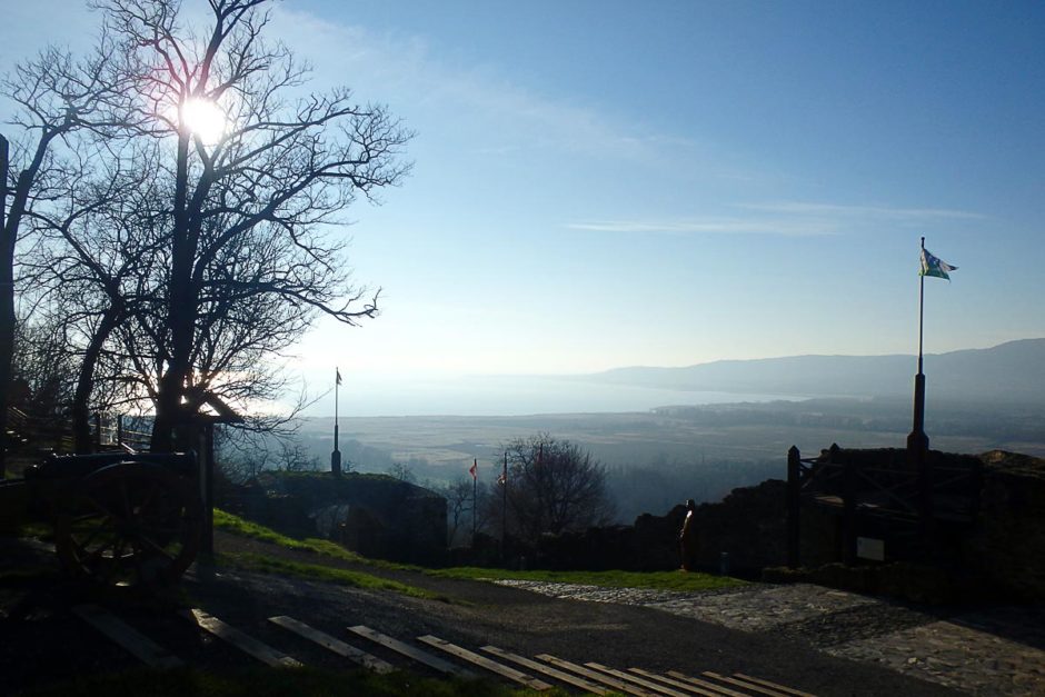 sun-trees-sky-szigliget-castle-shadows