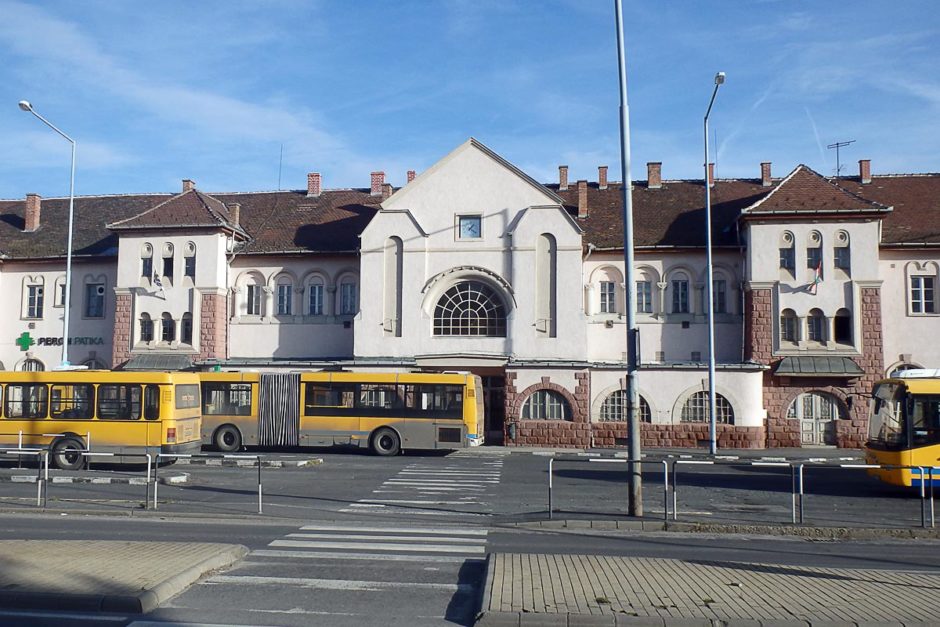 Zalaegerszeg train station.