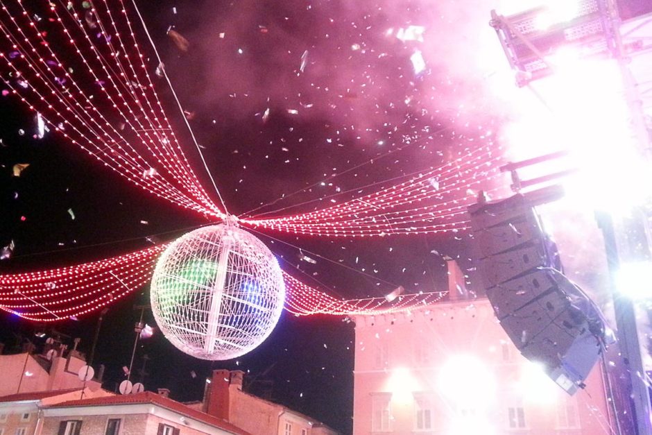 A long New Year’s Eve in Pula, Croatia