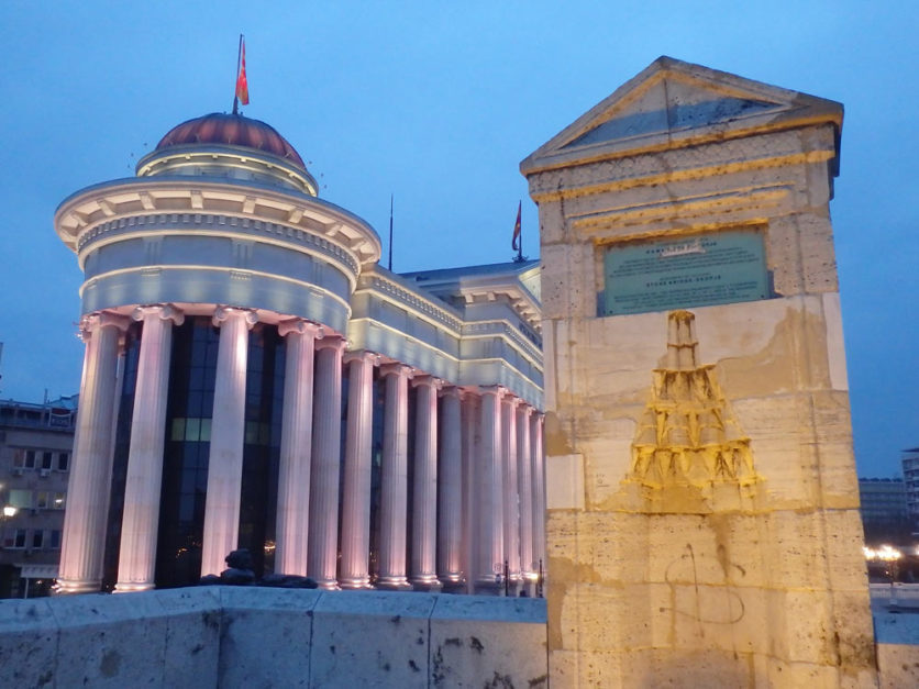 Had to flee Kosovo and go to Skopje, Macedonia