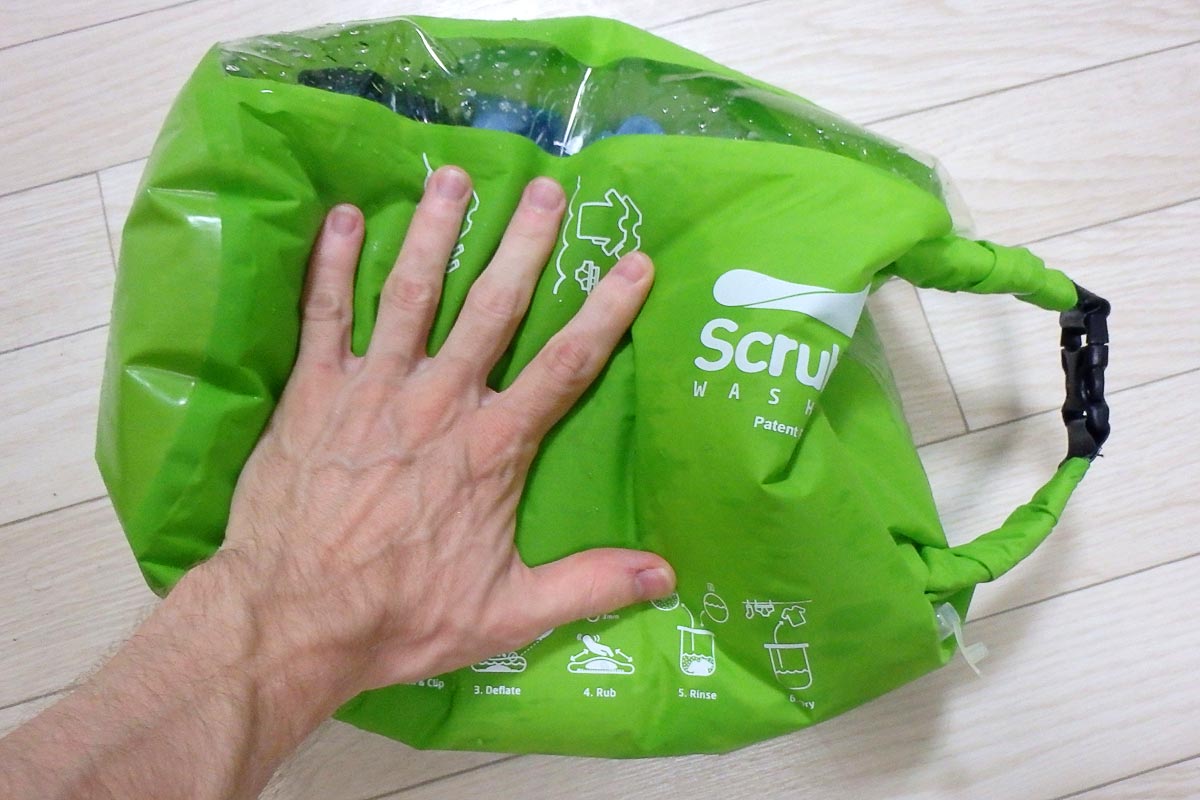 Scrubba wash bag review - Laundry and cleaning