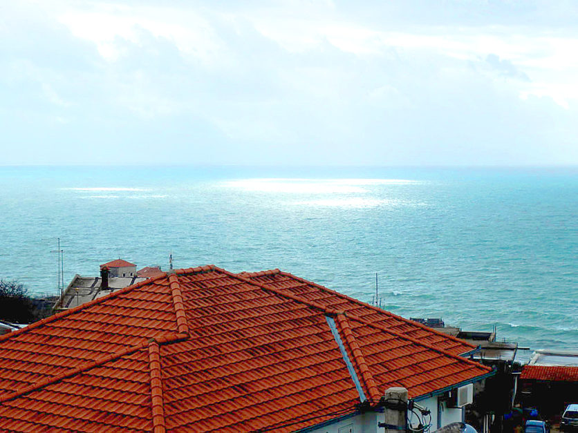 Fun bus ride on small roads to Ulcinj, Montenegro