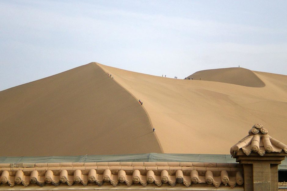 Sand dunes and street food in distant Dunhuang