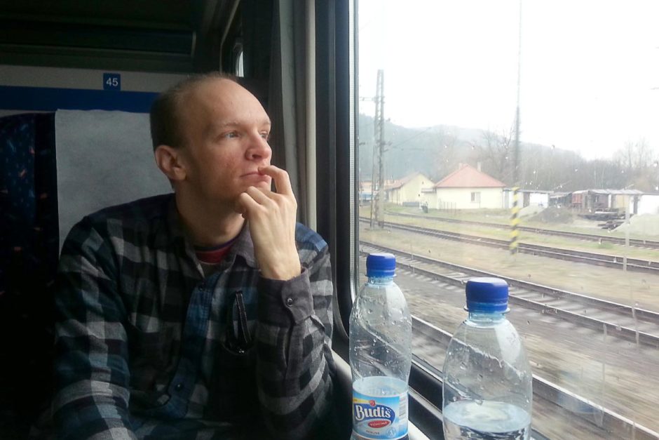 Train through the Tatras Mountains to Levoča, Slovakia